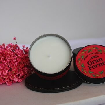 vela aromática lata 110g lembrança personalizada Candela Aromas