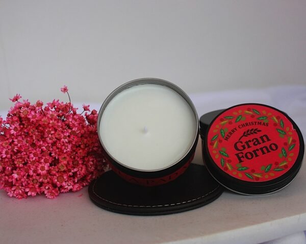 vela aromática lata 110g lembrança personalizada Candela Aromas