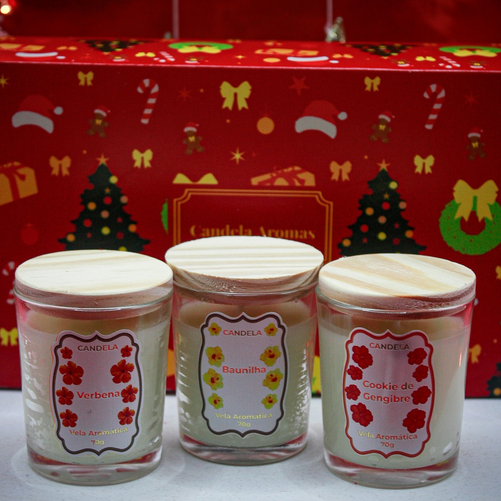 Lembrancinhas natalinas Candela Aromas