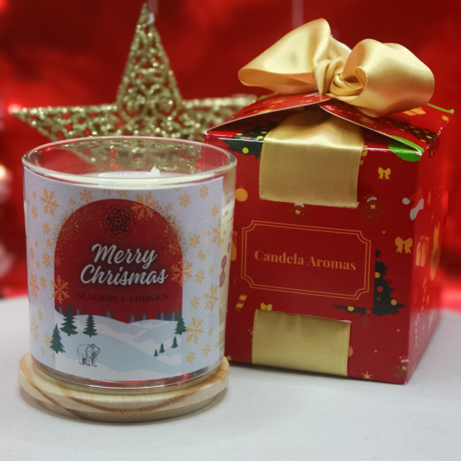 Velas e kits aromáticos Candela Natal 2025