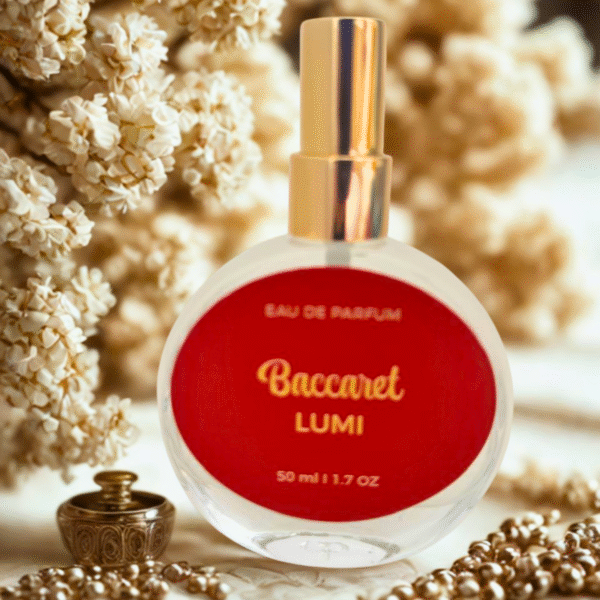 Perfume Baccaret Lumi 50 ml Candela Aromas com flores bege