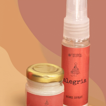 Mini Kit Natalino – Vela Aromática e Home Spray