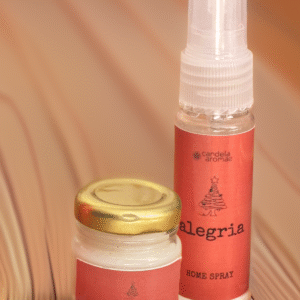 Mini Kit Natalino – Vela Aromática e Home Spray