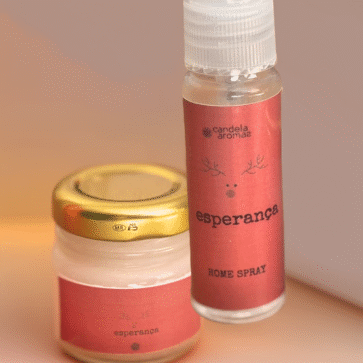Mini Kit Natalino – Vela Aromática e Home Spray