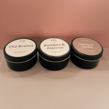 Trio de Velas Aromáticas