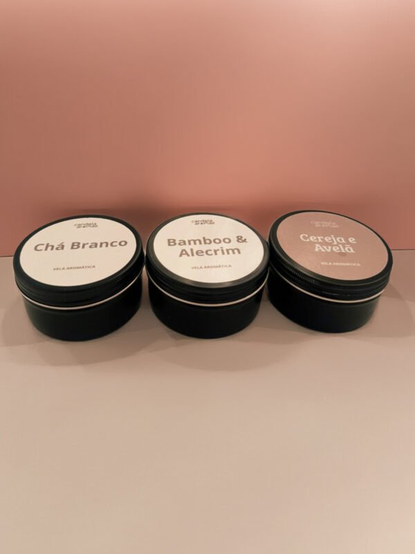 Trio de Velas Aromáticas