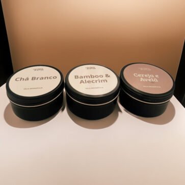 Trio de Velas Aromáticas