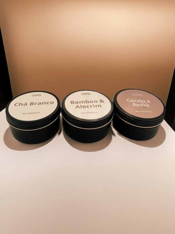 Trio de Velas Aromáticas