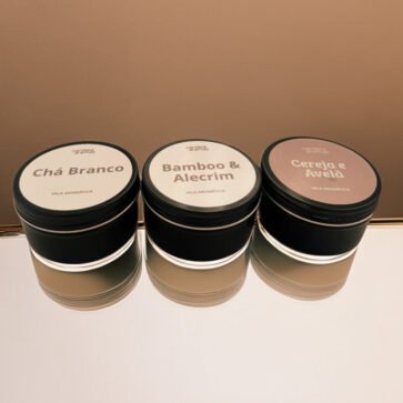 Trio de Velas Aromáticas