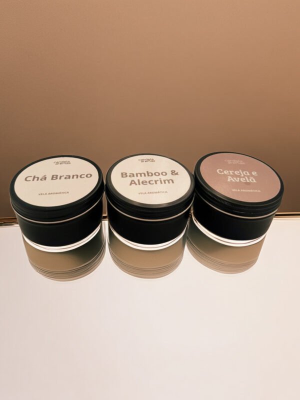Trio de Velas Aromáticas