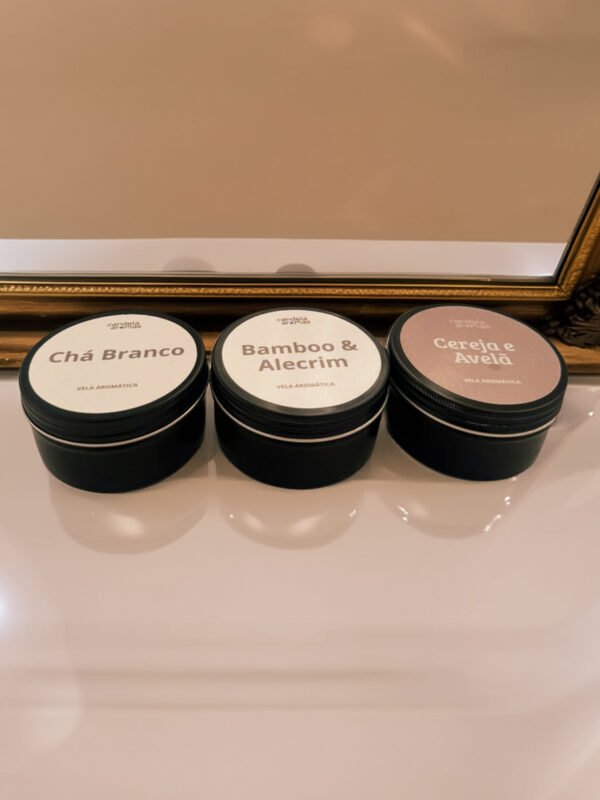 Trio de Velas Aromáticas