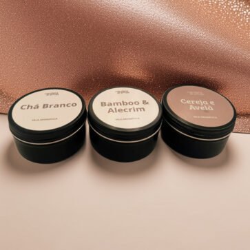 Trio de Velas Aromáticas