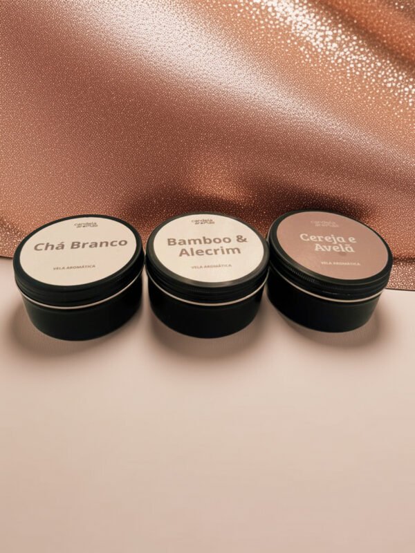 Trio de Velas Aromáticas