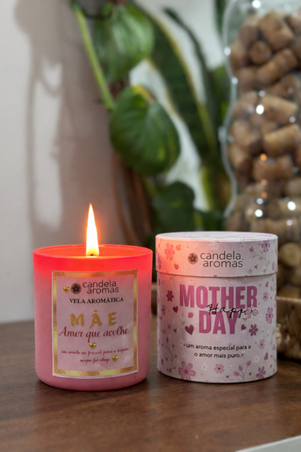 vela perfumada-especial dia das mães