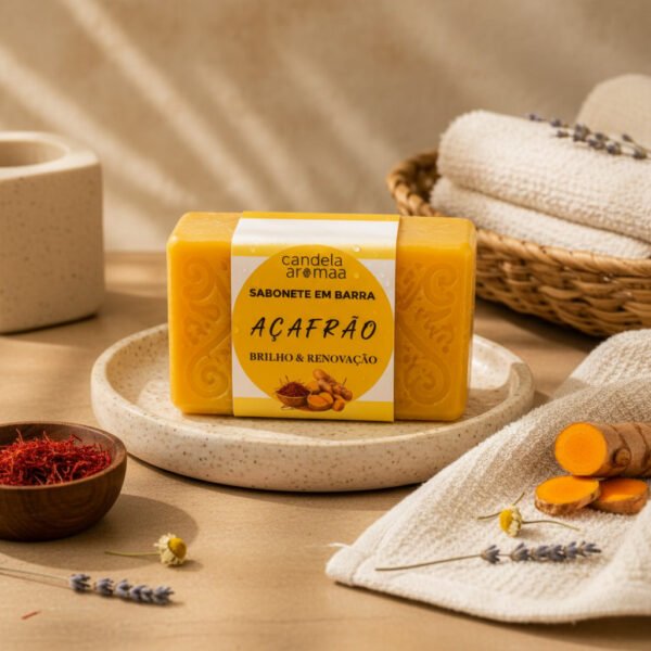 Sabonete Barra Spa AÇAFRÃO