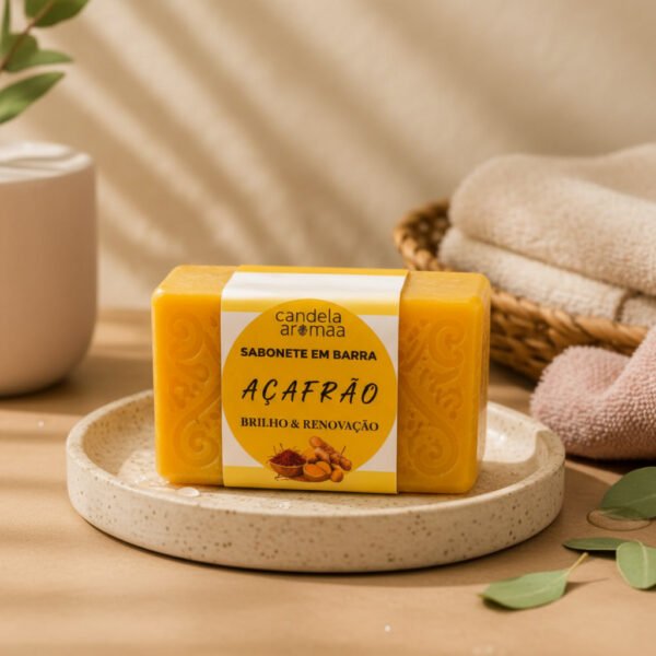Sabonete Barra Spa AÇAFRÃO