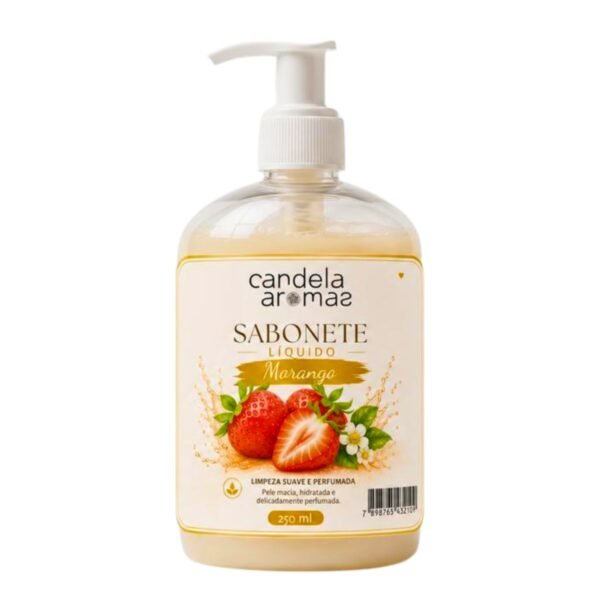 Sabonete Líquido Hidratante de Morango 250ml