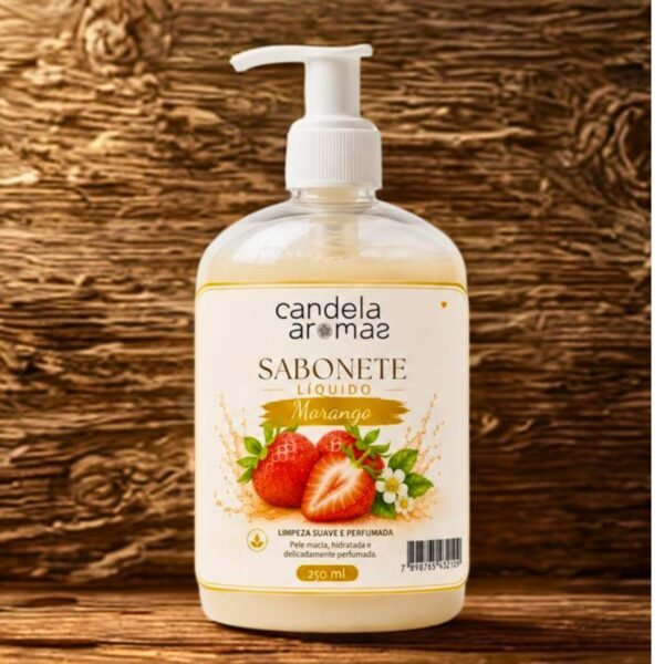 Sabonete Líquido Hidratante de Morango 250ml