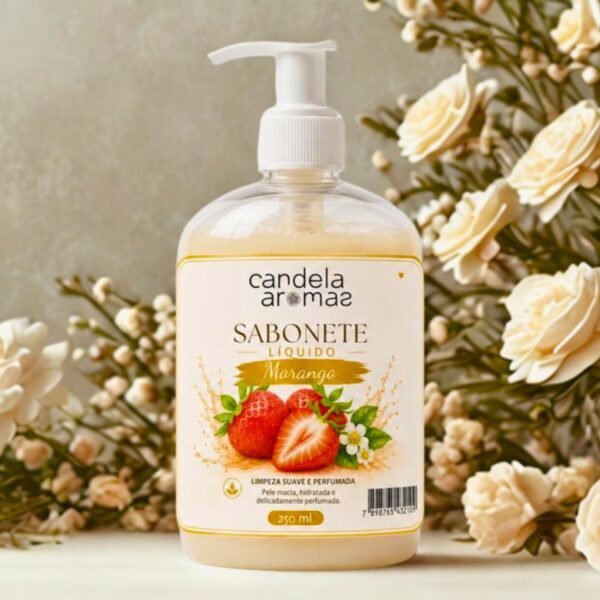 Sabonete Líquido Hidratante de Morango 250ml