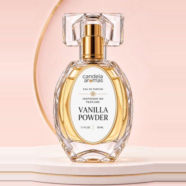 candela-aroma-vanilla-powder-50ml-rosa-arco-dourado Perfume inspirado no Vanilla Powder, Eau de Parfum 50 ml da Candela Aromas
