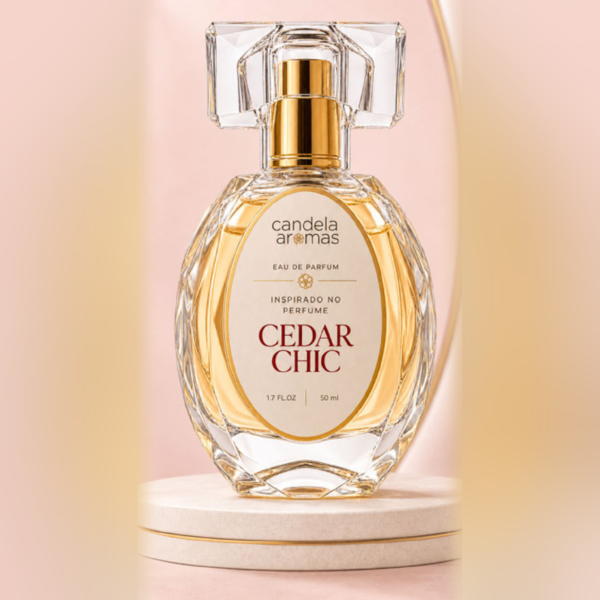 Perfume inspirado no Cedar Chic, Eau de Parfum 50 ml da Candela Aromas