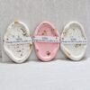 Bandeja Decorativa Rosa com Folhas de Ouro